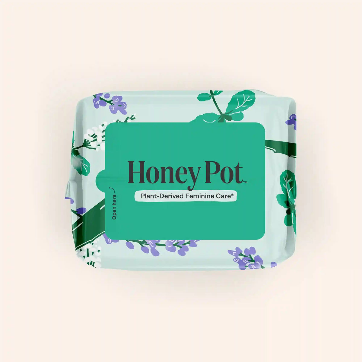 Organic Cotton Cover Cooling Herbal Infusion Heavy Flow Daytime Pads