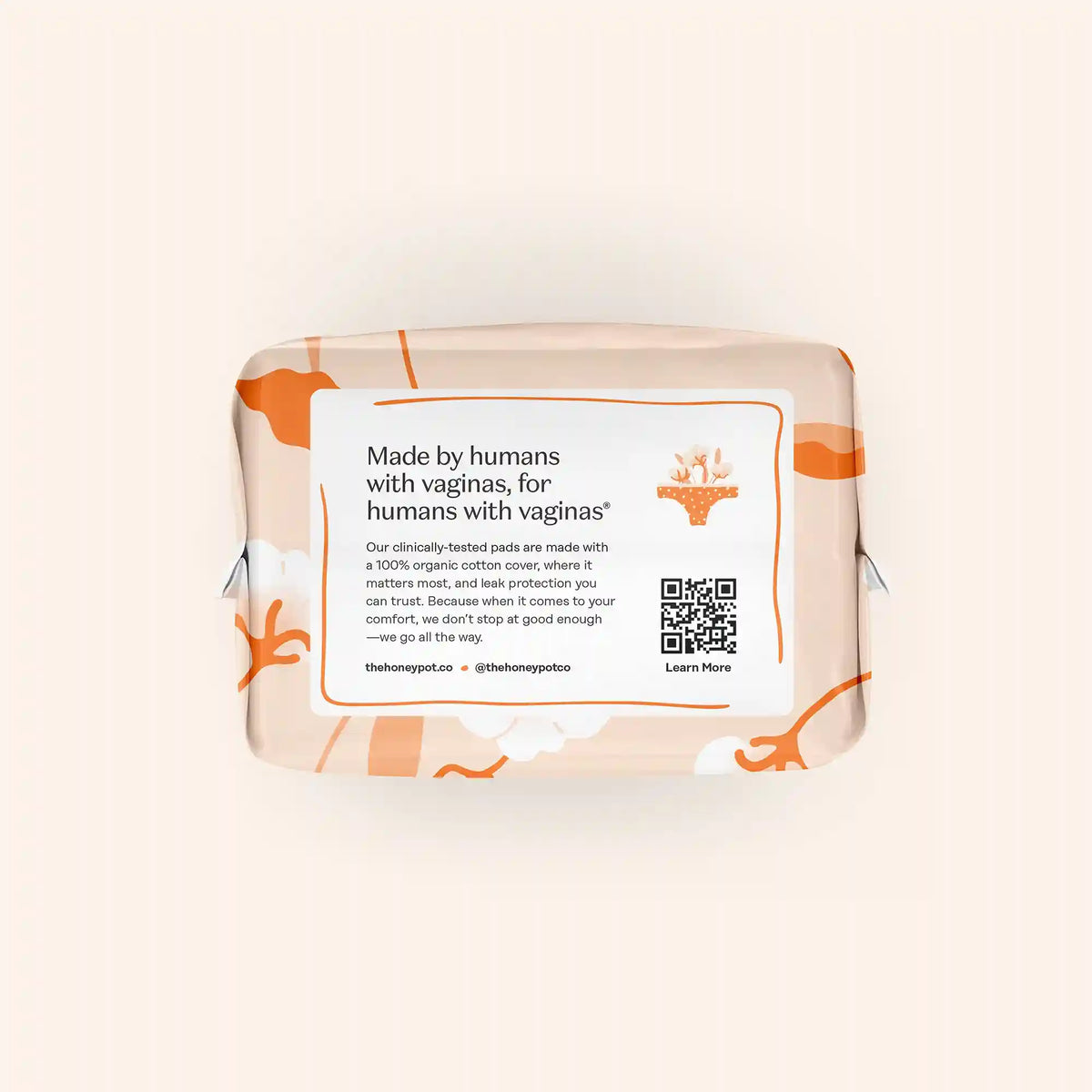 Organic Cotton Comfort Cover Heavy Flow Daytime Pads