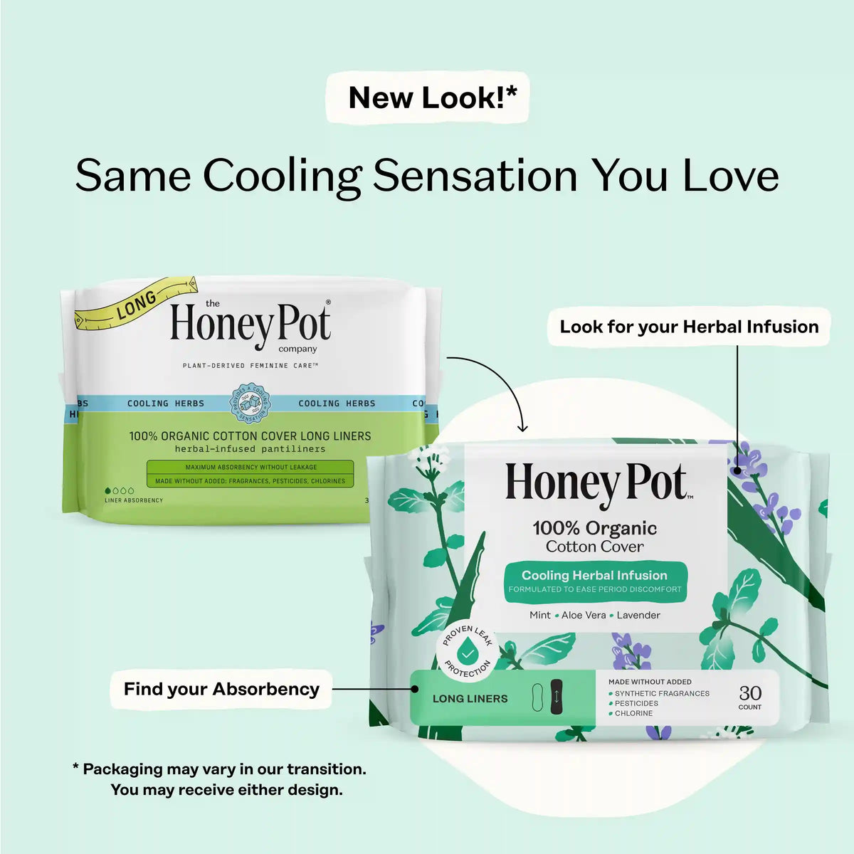 Organic Cotton Cooling Herbal Infusion Long Liners