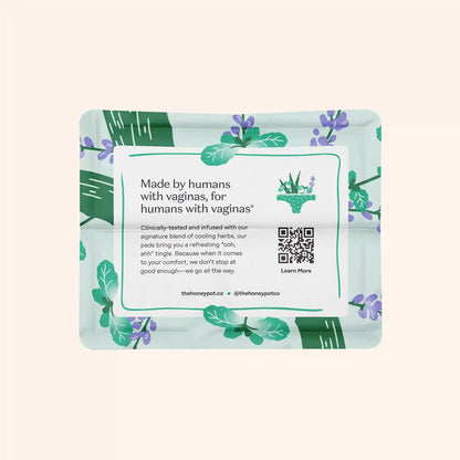 Organic Cotton Cover Cooling Regular Overnight Duo Pads