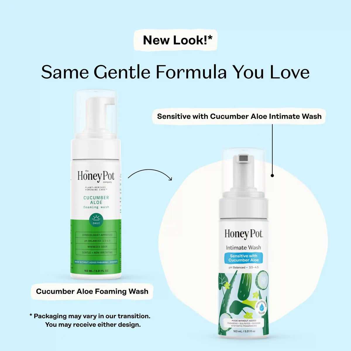 Sensitive with Cucumber Aloe Intimate Wash