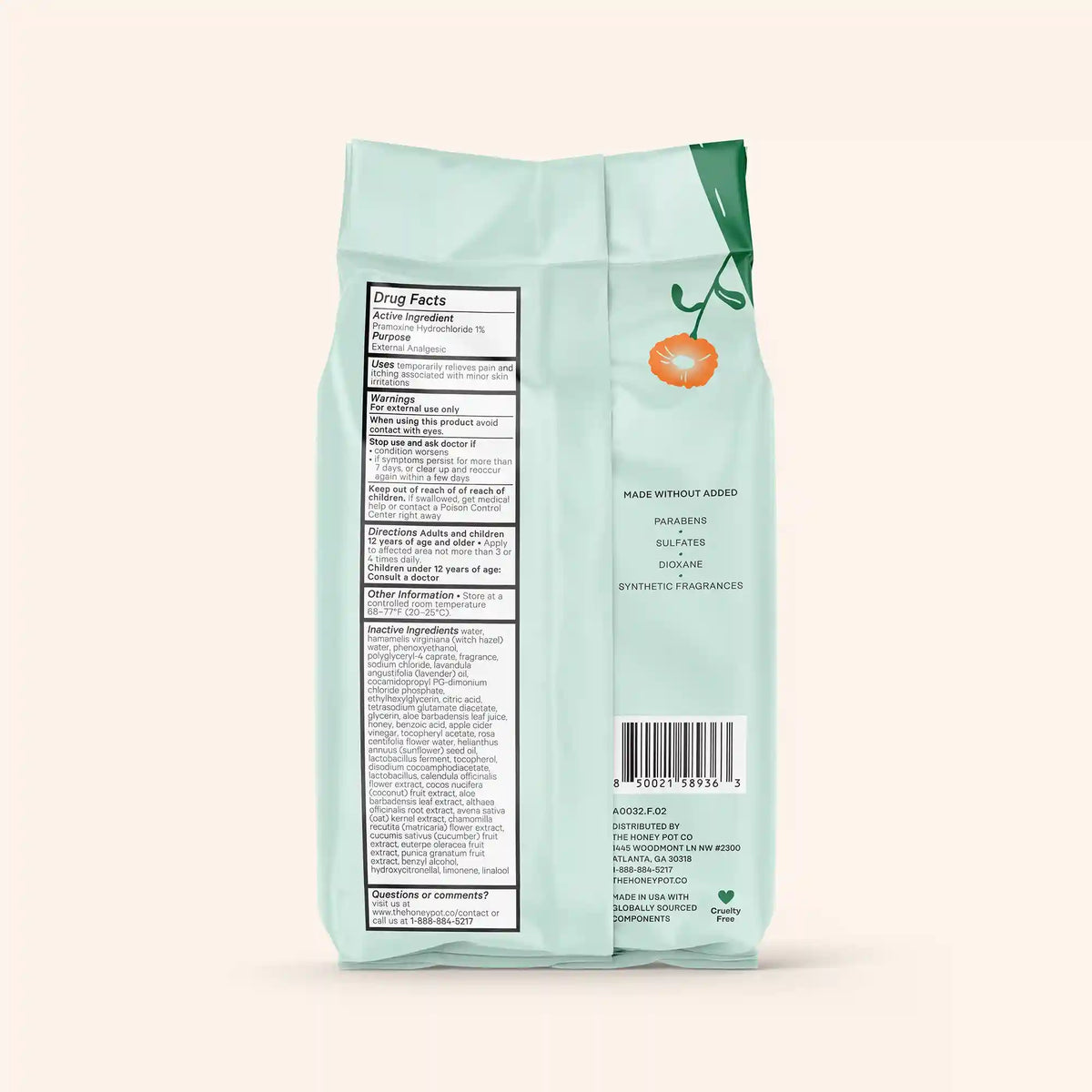 Anti-Itch Intimate Wipes