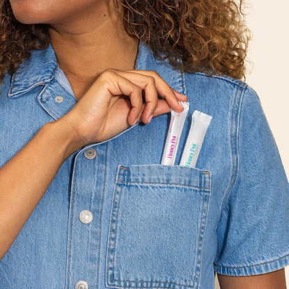 Duo Pack 100% Organically Grown Cotton BPA Free Plastic Applicator Tampons