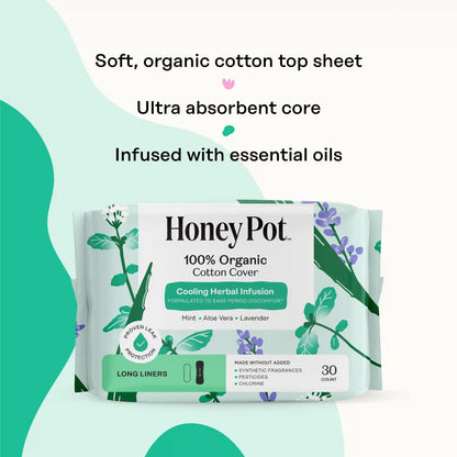 Organic Cotton Cooling Herbal Infusion Long Liners