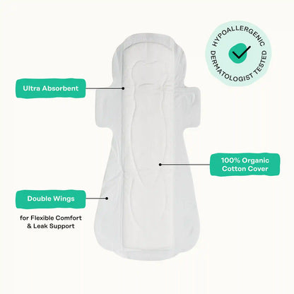 Organic Cotton Cover Post-Partum Pads