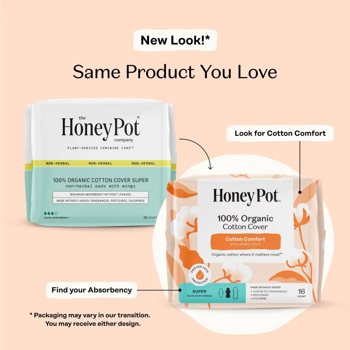 Organic Cotton Comfort Cover Super Pads