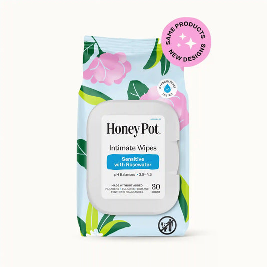 Sensitive with Rosewater Intimate Wipes