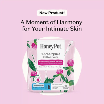 Peri-menopause Harmonizing Herbal Infusion All Day/All Night Pads