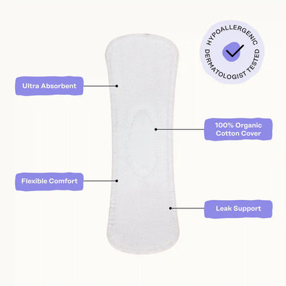 Organic Cotton Cover Calming Herbal Infusion Long Liners