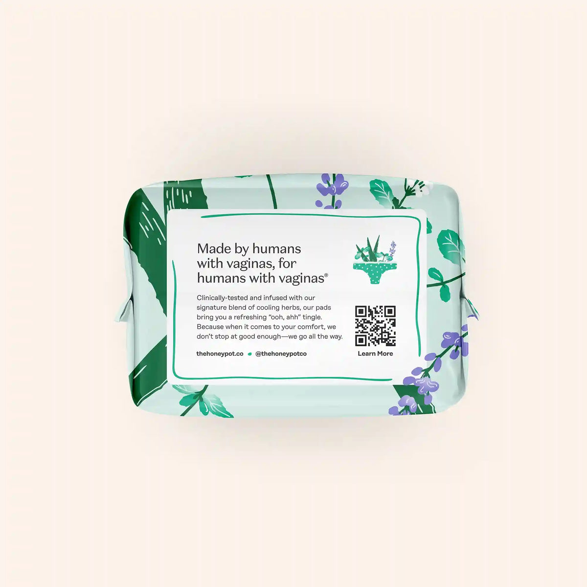 Incontinence Cooling Herbal Infusion 100% Organic Cotton Cover Daytime Pads