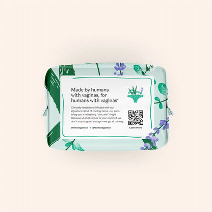 Incontinence Cooling Herbal Infusion 100% Organic Cotton Cover Daytime Pads