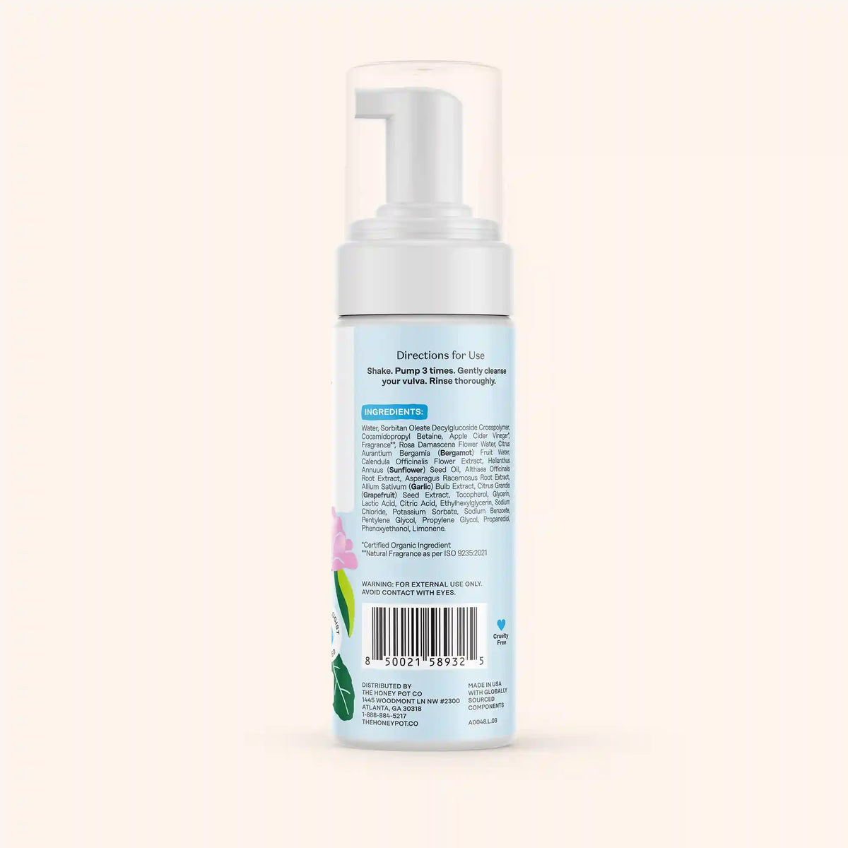 Sensitive with Rosewater Intimate Wash