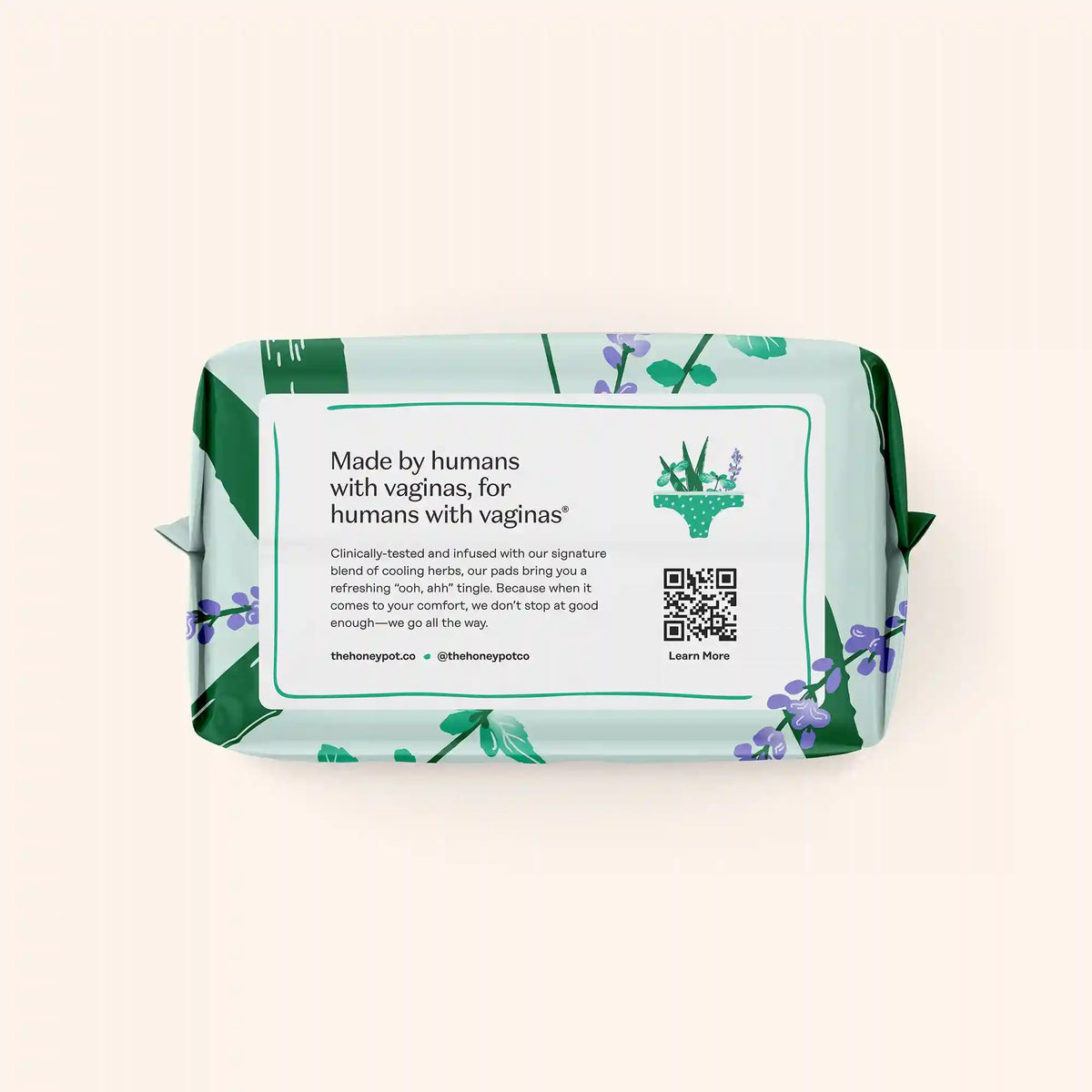 Incontinence Cooling Herbal Infusion 100% Organic Cotton Cover Nighttime Pads