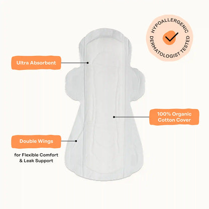 Organic Cotton Comfort Cover Super Pads