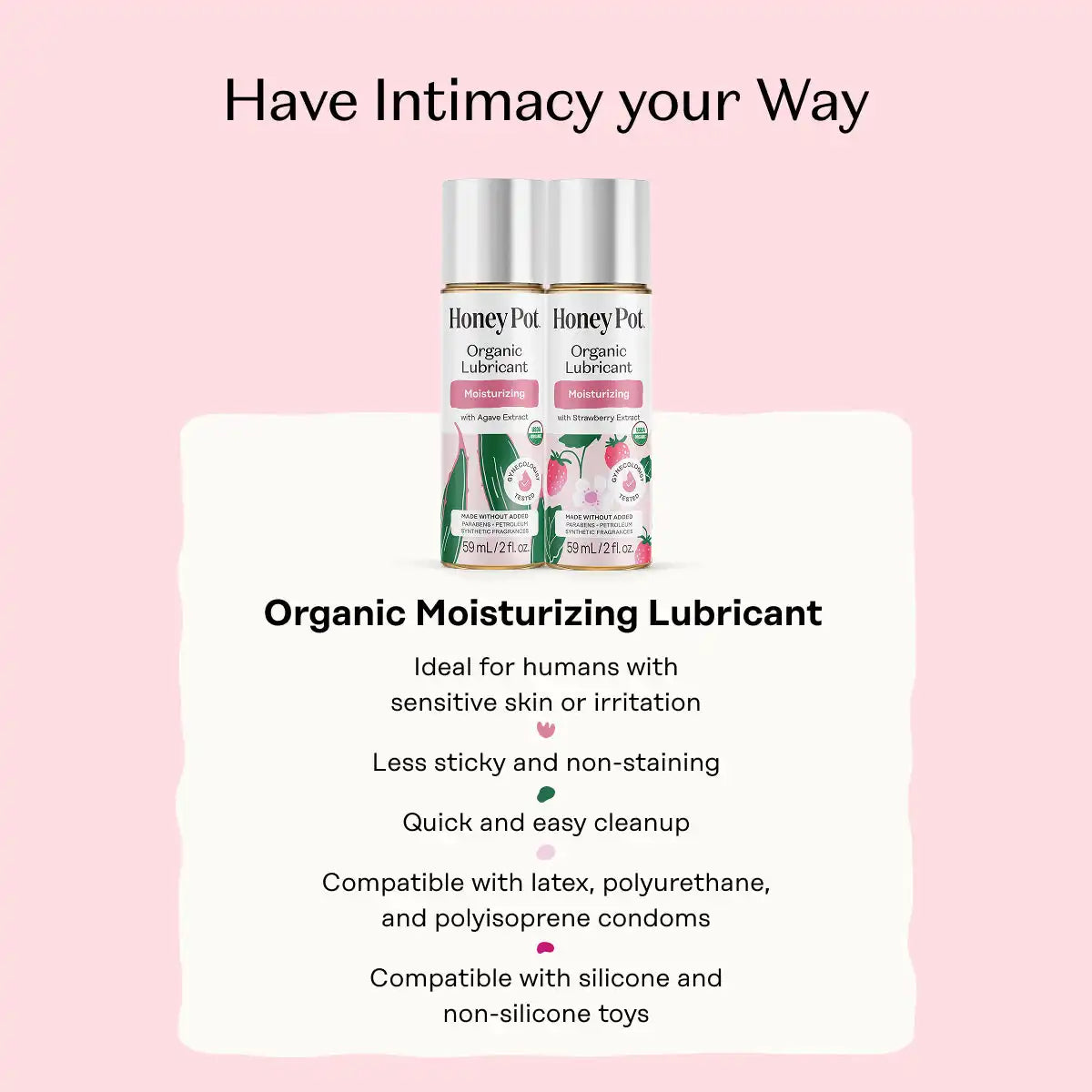 Organic Agave Moisturizing Lubricant