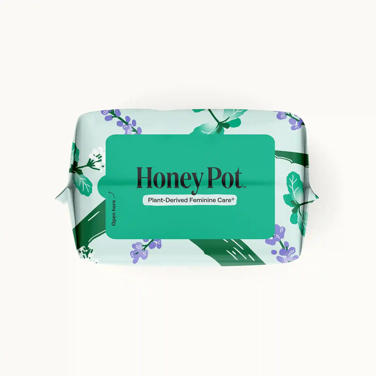 Organic Cotton Cover Cooling Herbal Infusion Regular Liners