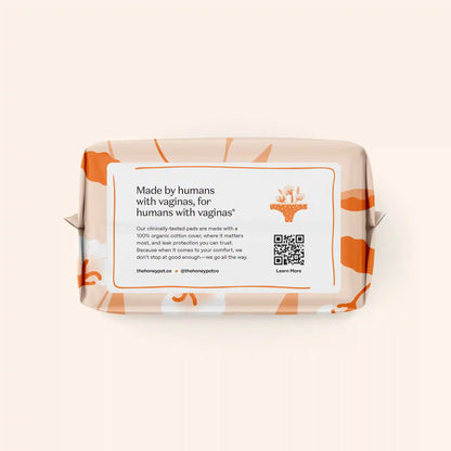 Organic Cotton Comfort Cover Heavy Flow Overnight Pads